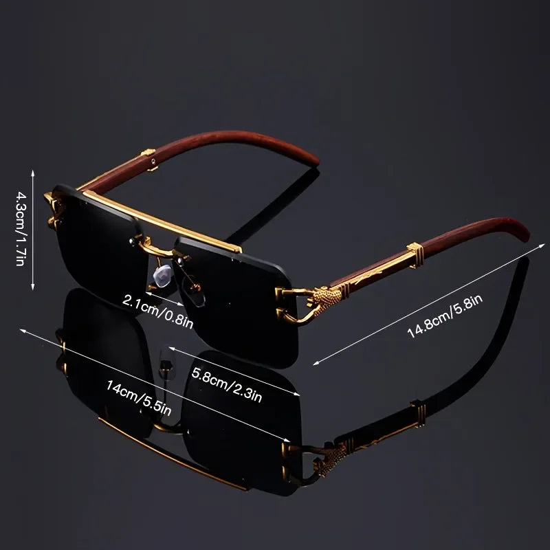 Premium Rimless Polarized Sunglasses