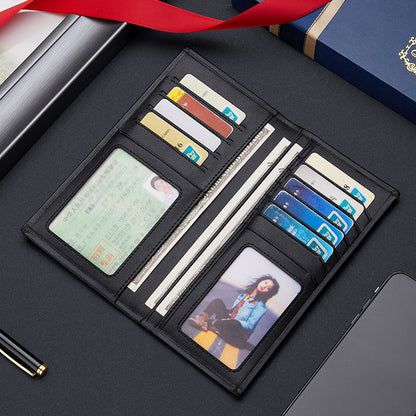2026 New Wallet Men's Long Genuine Leather