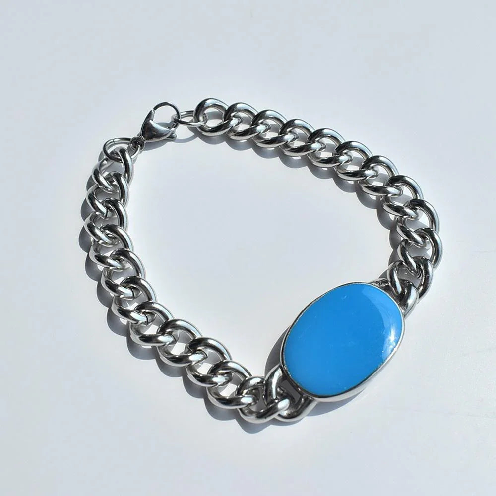 Saman Khan Bracelet Hip Hop Men's Cuban Chain Bracelet