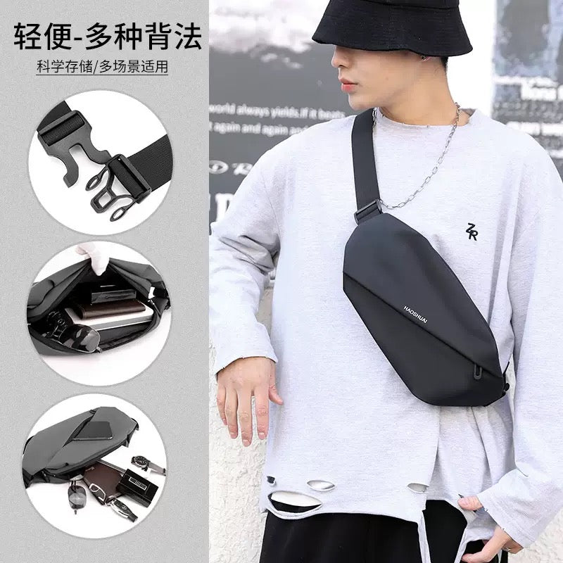 Men's Waist Crossbody Running Multi-Functional Chest Bag
