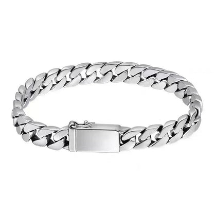 Men's Trendy Cool Metal Bracelet Classic Versatile Minimalist Style Bracelet