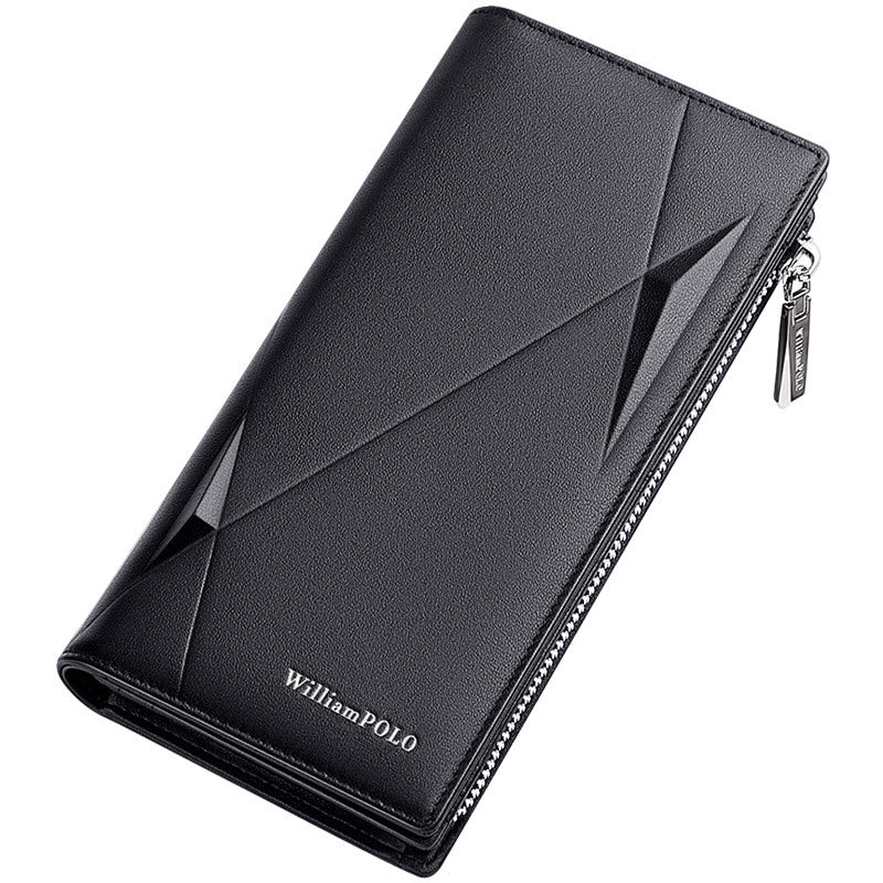 2026 New Wallet Men's Long Genuine Leather