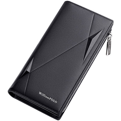 2026 New Wallet Men's Long Genuine Leather