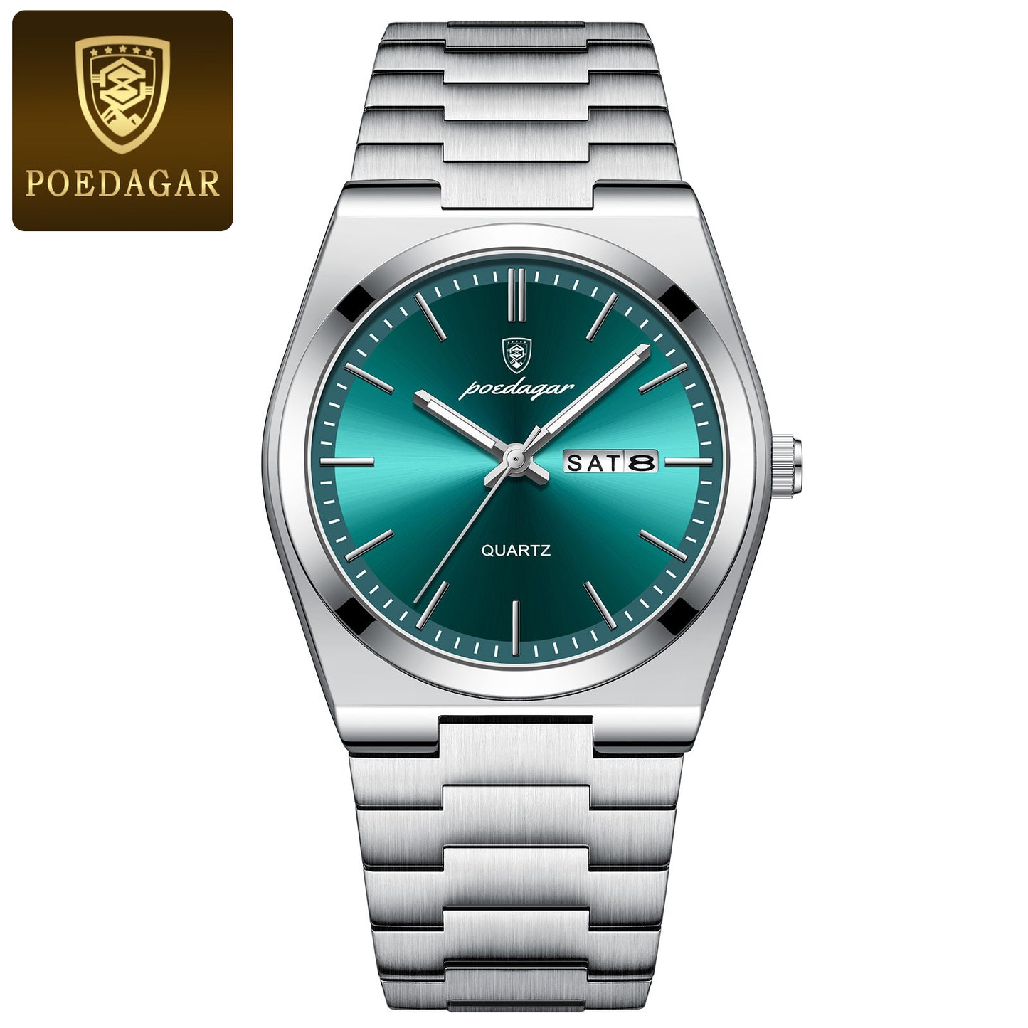 POEDAGAR brand luxury men's watch new ultra-thin waterproof quartz watch