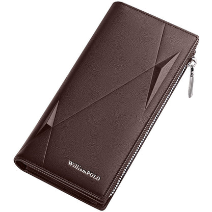 2026 New Wallet Men's Long Genuine Leather