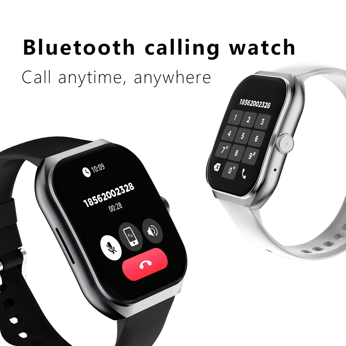 Men's AMOLED Bluetooth Smartwatch – IP67 Waterproof