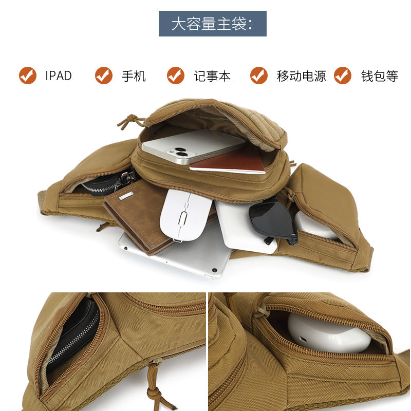 Inside pockets and storage capacity of Meddy Monkey tactical bag